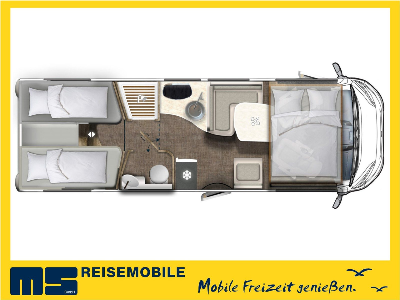 Eura Mobil INTEGRA LINE 720 EB /-2026-/180-8G/ EINZELBETTEN - موتر هوم متكامل: صور 2 Eura Mobil INTEGRA LINE 720 EB /-2026-/180-8G/ EINZELBETTEN - موتر هوم متكامل: صور 2