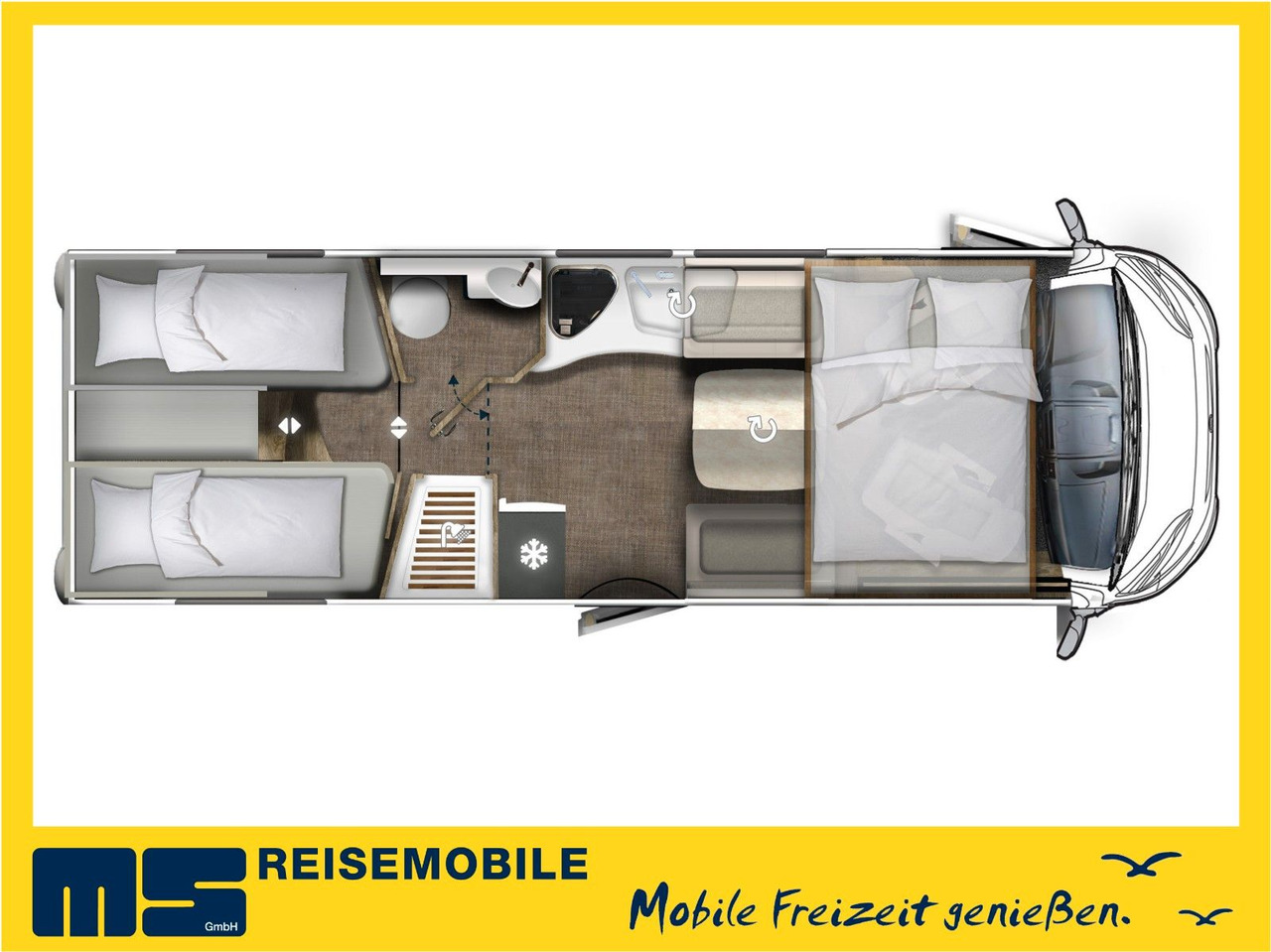 Eura Mobil INTEGRA LINE 720 EF / 180PS-9G 40H /EINZELBETTEN - موتر هوم متكامل: صور 2 Eura Mobil INTEGRA LINE 720 EF / 180PS-9G 40H /EINZELBETTEN - موتر هوم متكامل: صور 2