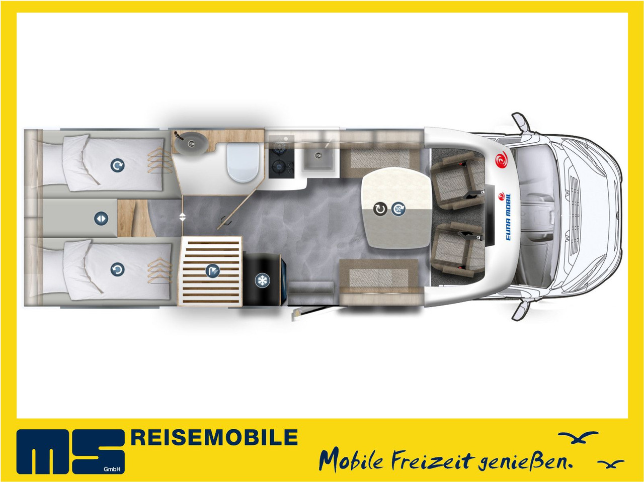 Eura Mobil PROFILA T 720 EF - 101 EDITION / EINZELBETTEN - موتر هوم شبه متكامل: صور 2 Eura Mobil PROFILA T 720 EF - 101 EDITION / EINZELBETTEN - موتر هوم شبه متكامل: صور 2