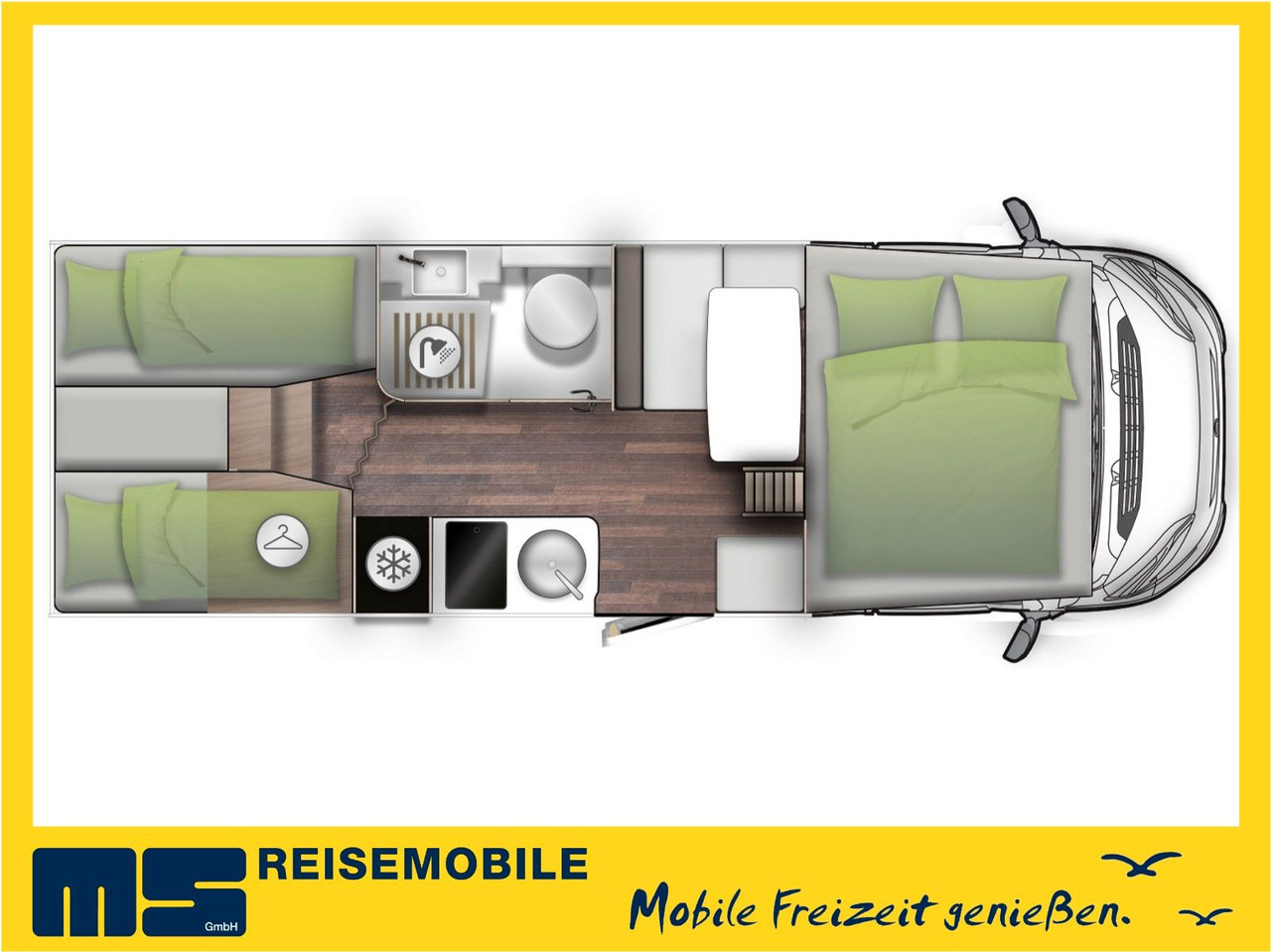 Forster A 699 EB / -MODELL 2025- / 140 PS / EINZELBETTEN - موتر هوم سقف عالي: صور 2 Forster A 699 EB / -MODELL 2025- / 140 PS / EINZELBETTEN - موتر هوم سقف عالي: صور 2