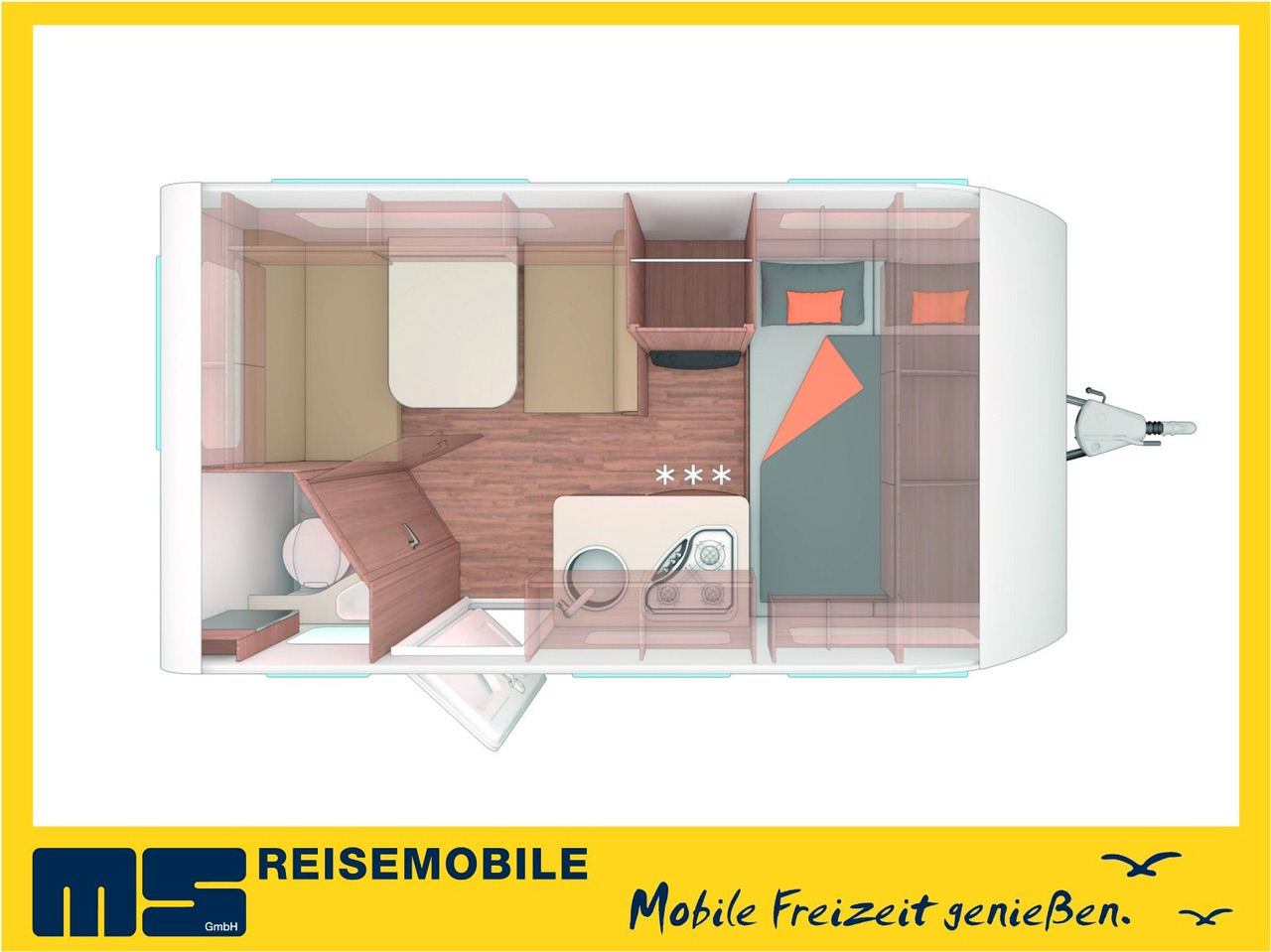 Weinsberg CARAONE 390 QD / -2026 -/ 1350 KG - كرفان سحب: صور 2 Weinsberg CARAONE 390 QD / -2026 -/ 1350 KG - كرفان سحب: صور 2