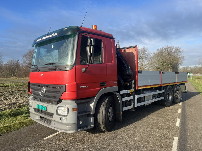 Mercedes-Benz ACTROS 2832 - شاحنات مسطحة, شاحنة كرين: صور 3 Mercedes-Benz ACTROS 2832 - شاحنات مسطحة, شاحنة كرين: صور 3