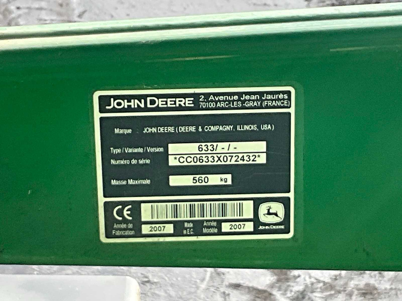 جرار 2001 JOHN DEERE 6220 FOUR WHEEL DRIVE FARM TRACTOR: صور 9