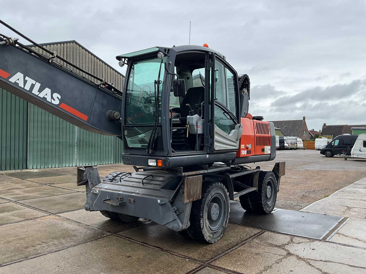 Atlas 180 MH - حفارة على عجلات: صور 1 Atlas 180 MH - حفارة على عجلات: صور 1