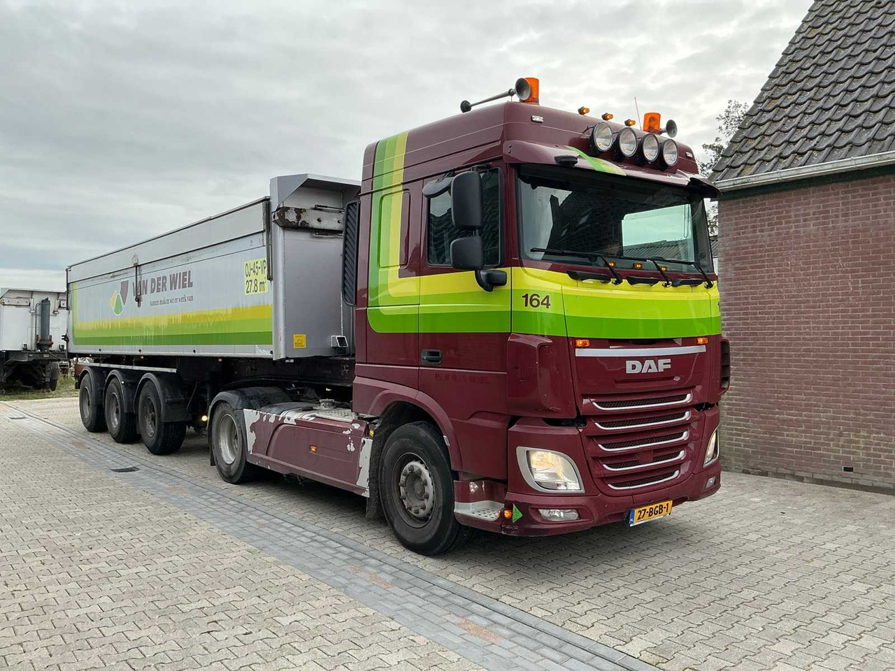 DAF XF 460 FT SEMI-TRAILER TRACTOR + BULTHUIS TATA12 ALUMINIUM TIPPER TRAILER - شاحنة: صور 2 DAF XF 460 FT SEMI-TRAILER TRACTOR + BULTHUIS TATA12 ALUMINIUM TIPPER TRAILER - شاحنة: صور 2