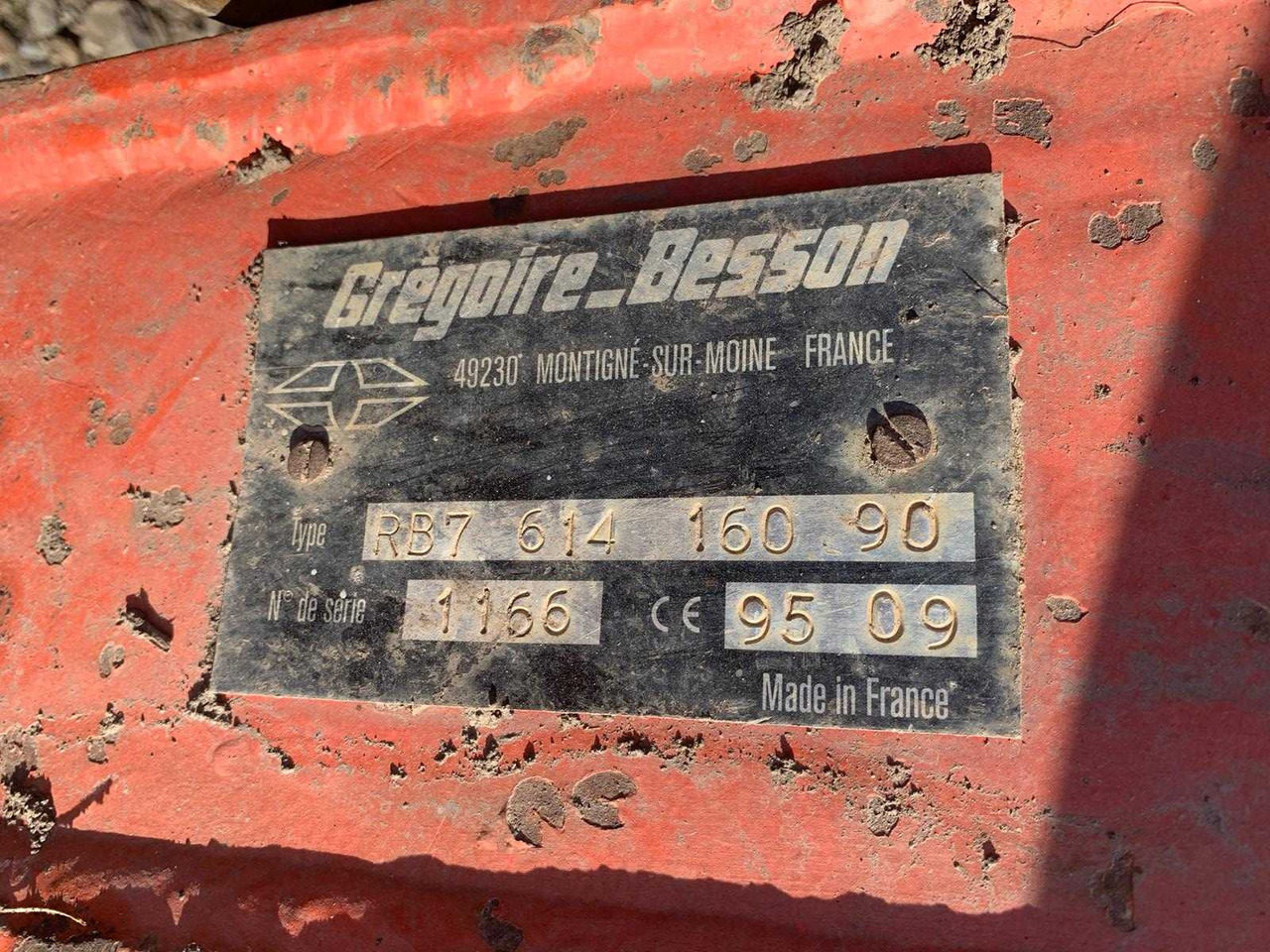محراث Grégoire-Besson RB7 614 160 90: صور 9