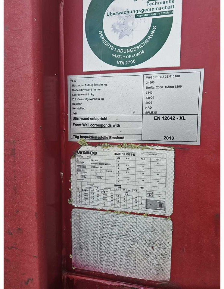 نصف مقطورة HRD - SPLB3S (LOW LOADER / PLATFORM SEMI-TRAILER) - 2009 - SEMI-TRAILER: صور 22