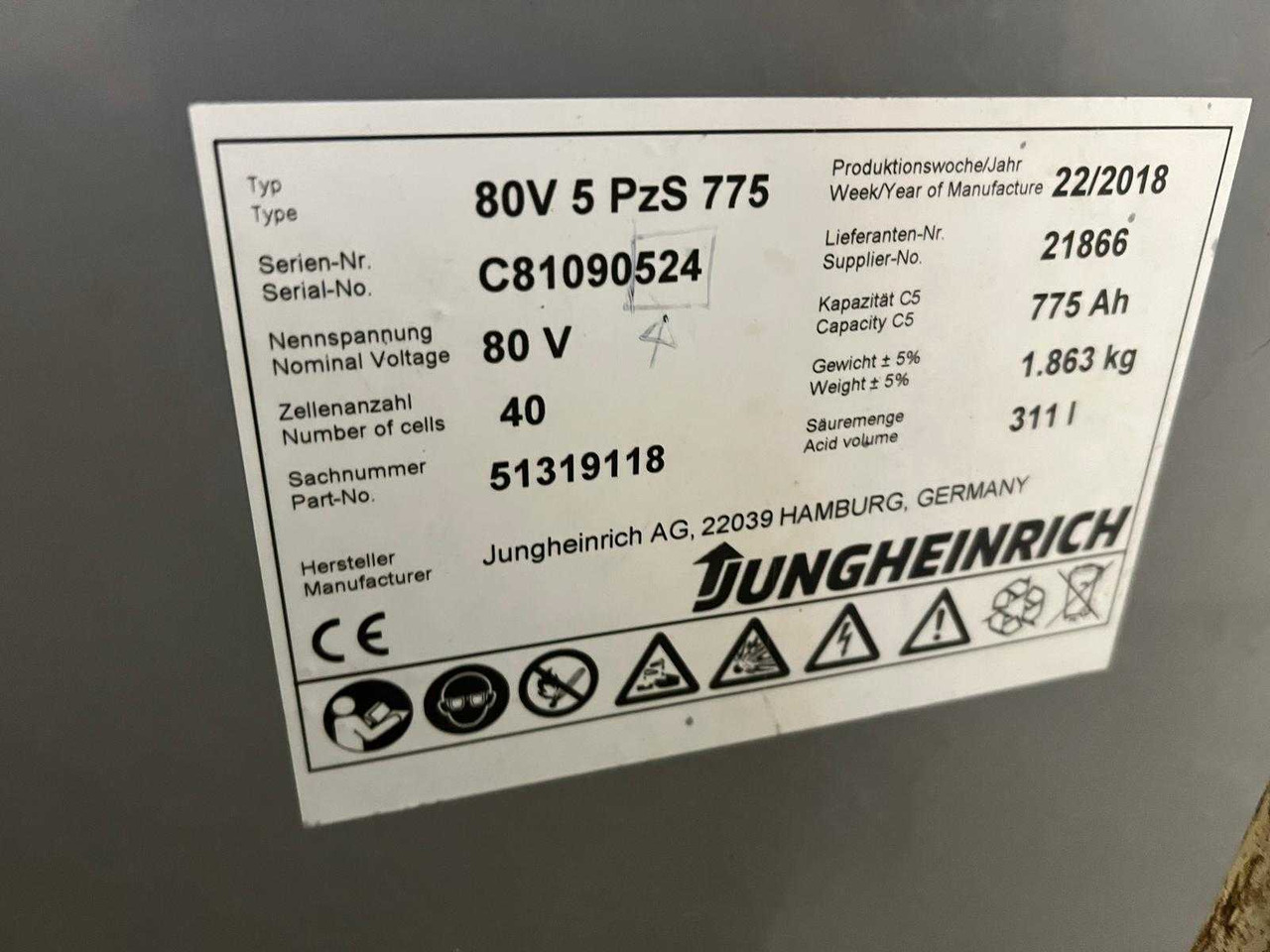 رافعة شوكية JUNGHEINRICH - EFG425K - FORKLIFT - TRIPLEX - FREE-LIFT: صور 9