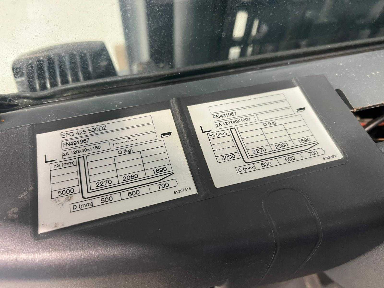 رافعة شوكية JUNGHEINRICH - EFG425K - FORKLIFT - TRIPLEX - FREE-LIFT: صور 8