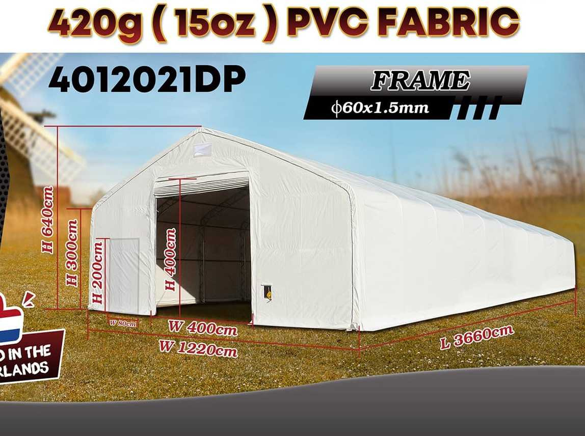 Rhino-Cross-Shelter 4012021DP - 36,6x12,2x6,4 m - خزان تخزين: صور 2 Rhino-Cross-Shelter 4012021DP - 36,6x12,2x6,4 m - خزان تخزين: صور 2