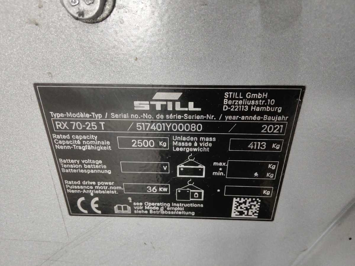STILL RX70-25T 2021 FORKLIFT - رافعة شوكية: صور 2 STILL RX70-25T 2021 FORKLIFT - رافعة شوكية: صور 2