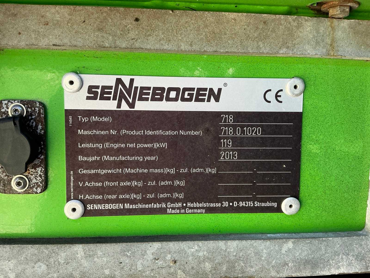 حفارة على عجلات Sennebogen 718: صور 43