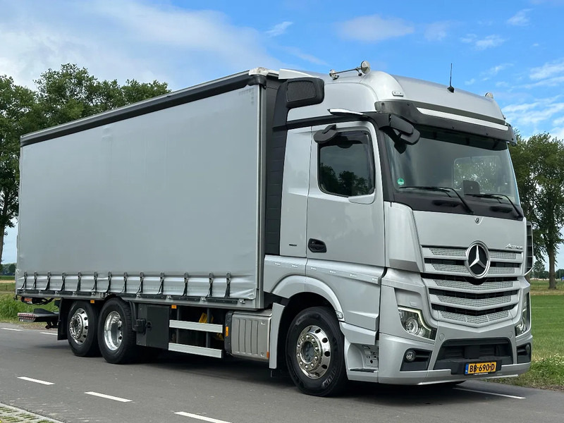 Mercedes-Benz Actros ACTROS 2545LL EURO6. 2021. Schuifzeil Bakwagen met Laadklep. - شاحنة ستارة: صور 5 Mercedes-Benz Actros ACTROS 2545LL EURO6. 2021. Schuifzeil Bakwagen met Laadklep. - شاحنة ستارة: صور 5