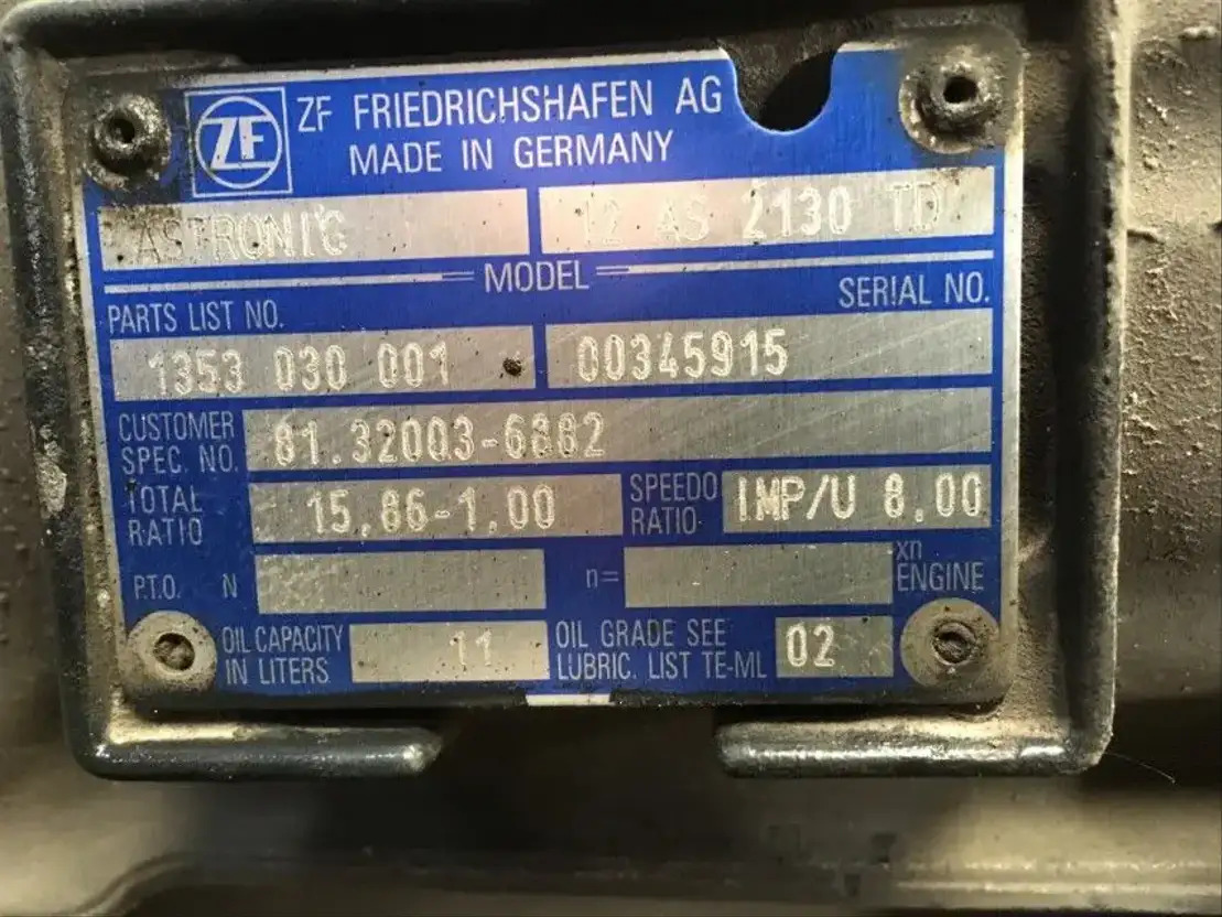 MAN Versnellingsbak 12AS2130 TD - علبة التروس و قطع الغيار - شاحنة: صور 5 MAN Versnellingsbak 12AS2130 TD - علبة التروس و قطع الغيار - شاحنة: صور 5