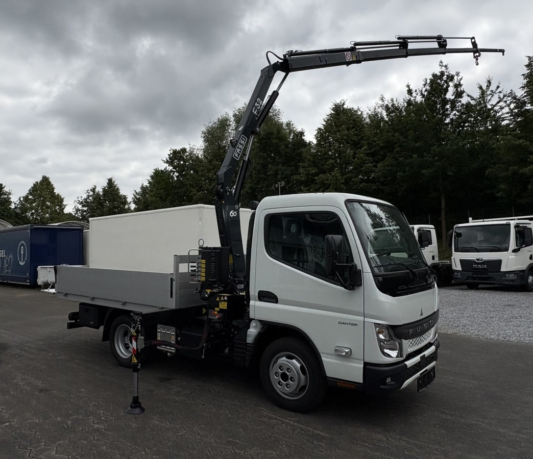 FUSO 3S15 Alu Pritsche 2.80m Ladekran Funk! sofort ve - شاحنة كرين, شاحنات مسطحة: صور 3 FUSO 3S15 Alu Pritsche 2.80m Ladekran Funk! sofort ve - شاحنة كرين, شاحنات مسطحة: صور 3