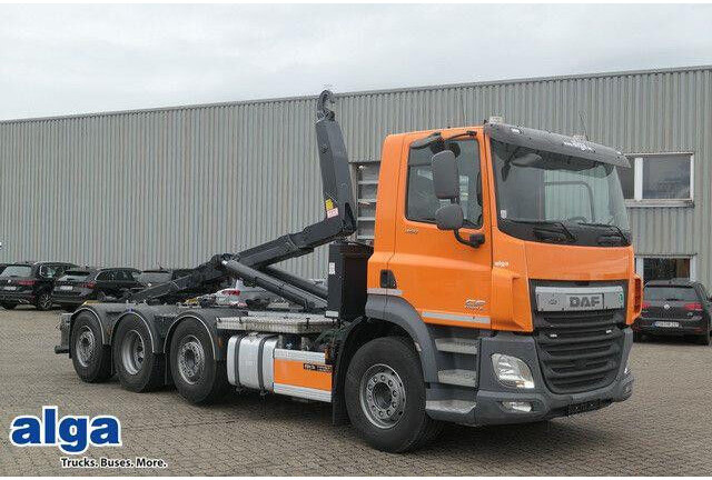 DAF CF 460 8x2, HLK 20 64.30, Lenk-Lift, Klima - شاحنة ذات الخطاف: صور 1 DAF CF 460 8x2, HLK 20 64.30, Lenk-Lift, Klima - شاحنة ذات الخطاف: صور 1
