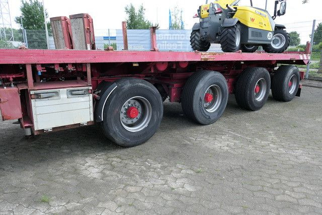 نصف مقطورة مسطحة ES-GE 4.VON-25-40.3H, Pritsche, 4-Achser, Gelenkt, SAF ES-GE 4.VON-25-40.3H, Pritsche, 4-Achser, Gelenkt, SAF: صور 6