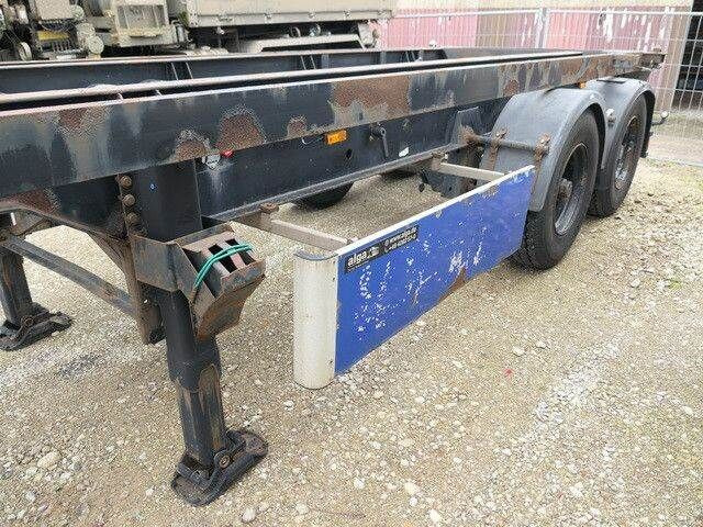 Fischer NWK 26, Kippchassis, 1x20 Fuß Container - عربة مسطحة منخفضة نصف مقطورة: صور 3 Fischer NWK 26, Kippchassis, 1x20 Fuß Container - عربة مسطحة منخفضة نصف مقطورة: صور 3