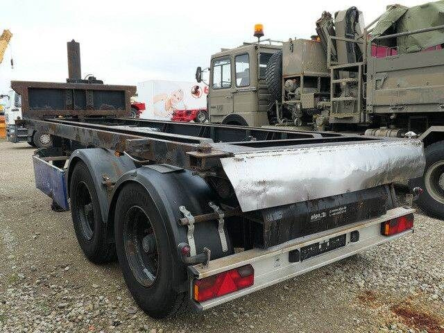 Fischer NWK 26, Kippchassis, 1x20 Fuß Container - عربة مسطحة منخفضة نصف مقطورة: صور 5 Fischer NWK 26, Kippchassis, 1x20 Fuß Container - عربة مسطحة منخفضة نصف مقطورة: صور 5