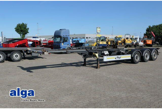 Fliegl SDS 380 SDS01, 20/30 & 40 Fuß Container, BPW - عربة مسطحة منخفضة نصف مقطورة: صور 1 Fliegl SDS 380 SDS01, 20/30 & 40 Fuß Container, BPW - عربة مسطحة منخفضة نصف مقطورة: صور 1