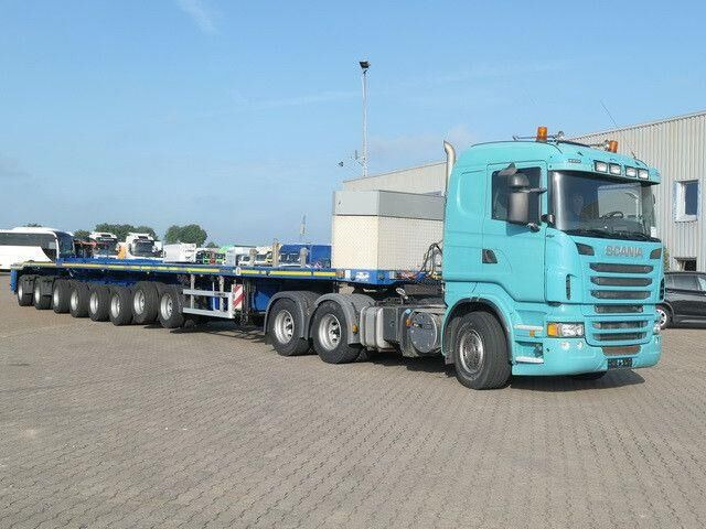 Goldhofer SPZ-DH8-83/80, 8-Achser, 14to. Achsen, Gelenkt - عربة مسطحة منخفضة نصف مقطورة: صور 2 Goldhofer SPZ-DH8-83/80, 8-Achser, 14to. Achsen, Gelenkt - عربة مسطحة منخفضة نصف مقطورة: صور 2