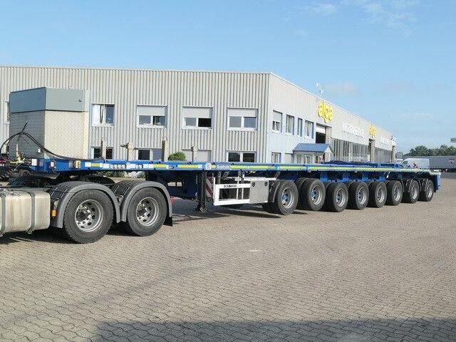 Goldhofer SPZ-DH8-83/80, 8-Achser, 14to. Achsen, Gelenkt - عربة مسطحة منخفضة نصف مقطورة: صور 4 Goldhofer SPZ-DH8-83/80, 8-Achser, 14to. Achsen, Gelenkt - عربة مسطحة منخفضة نصف مقطورة: صور 4