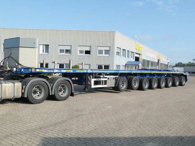 Goldhofer SPZ-DH8-83/80, 8-Achser, 14to. Achsen, Gelenkt - عربة مسطحة منخفضة نصف مقطورة: صور 4 Goldhofer SPZ-DH8-83/80, 8-Achser, 14to. Achsen, Gelenkt - عربة مسطحة منخفضة نصف مقطورة: صور 4
