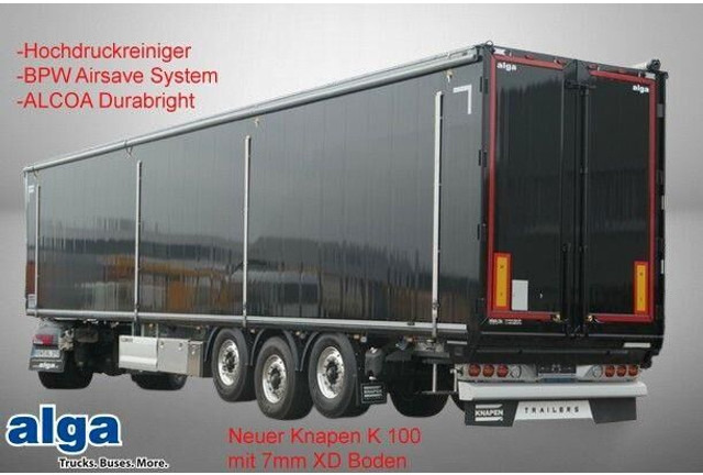 Knapen Trailers K 100, 7mm XD Boden, ALCOA Durabright, 2x Lift - بصندوق مغلق نصف مقطورة: صور 1 Knapen Trailers K 100, 7mm XD Boden, ALCOA Durabright, 2x Lift - بصندوق مغلق نصف مقطورة: صور 1