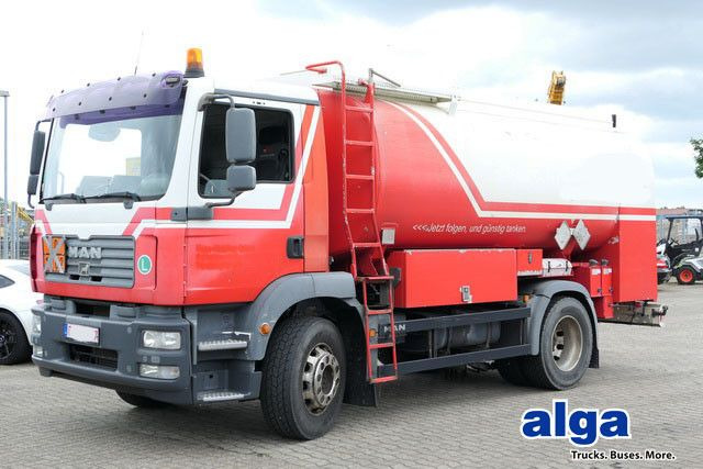 MAN 18.280 TGM, 14m³, 3 Kammern, 2x Schlauchtrommel - شاحنة صهريج: صور 1 MAN 18.280 TGM, 14m³, 3 Kammern, 2x Schlauchtrommel - شاحنة صهريج: صور 1