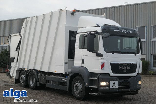 MAN 26.320 TGS LL 6x2, Faun, Variopress, Gelenkt - شاحنة القمامة: صور 1 MAN 26.320 TGS LL 6x2, Faun, Variopress, Gelenkt - شاحنة القمامة: صور 1