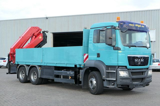 MAN 26.400 TGS BL, Kran HMF 4220 K4, Funk, Container - شاحنات مسطحة, شاحنة كرين: صور 3 MAN 26.400 TGS BL, Kran HMF 4220 K4, Funk, Container - شاحنات مسطحة, شاحنة كرين: صور 3