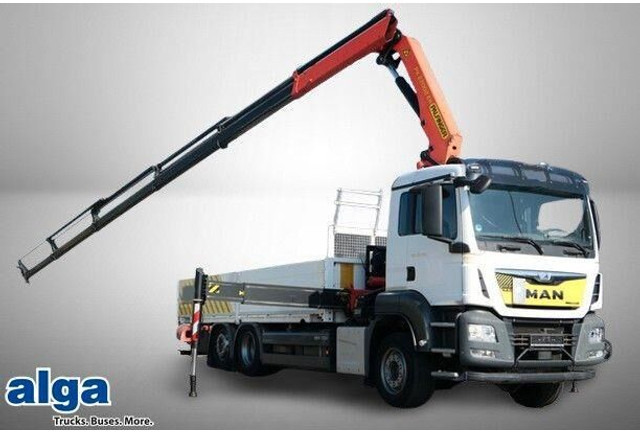 MAN 26.440 TGS LL 6x2, Palfinger PK 22002, Klima,AHK - شاحنات مسطحة: صور 1 MAN 26.440 TGS LL 6x2, Palfinger PK 22002, Klima,AHK - شاحنات مسطحة: صور 1