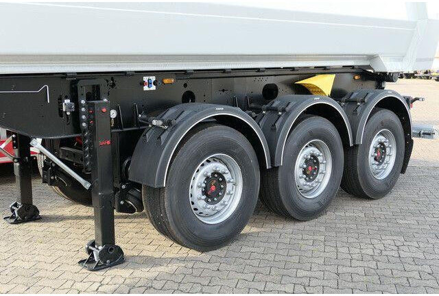 Mega MNW, Stahl, 25m³, Luft-Lift, anliegende Klappe - قلابة نصف مقطورة: صور 4 Mega MNW, Stahl, 25m³, Luft-Lift, anliegende Klappe - قلابة نصف مقطورة: صور 4