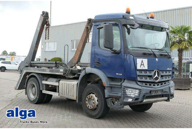 Mercedes-Benz 1832 K Arocs 4x2, Hiab SLT 140, teleskop., Klima - شاحنة - نظام الكابلات: صور 1 Mercedes-Benz 1832 K Arocs 4x2, Hiab SLT 140, teleskop., Klima - شاحنة - نظام الكابلات: صور 1