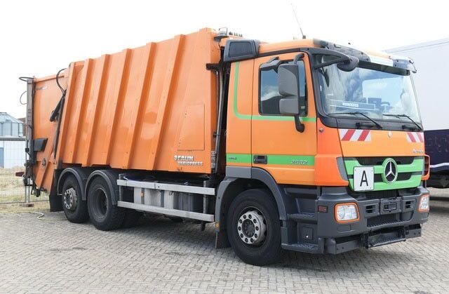 Mercedes-Benz 2532 L Actros 6c2, Faun, Zöller, 24m³, MP3, AC - شاحنة القمامة: صور 2 Mercedes-Benz 2532 L Actros 6c2, Faun, Zöller, 24m³, MP3, AC - شاحنة القمامة: صور 2