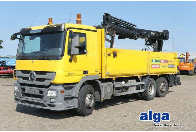 Mercedes-Benz 2536 Actros/MP3/HIAB 211DL/AHK/Klima - شاحنات مسطحة: صور 1 Mercedes-Benz 2536 Actros/MP3/HIAB 211DL/AHK/Klima - شاحنات مسطحة: صور 1