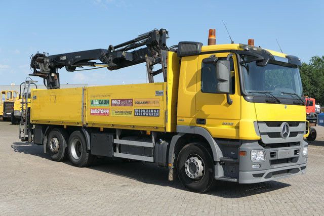 Mercedes-Benz 2536 Actros/MP3/HIAB 211DL/AHK/Klima - شاحنات مسطحة, شاحنة كرين: صور 3 Mercedes-Benz 2536 Actros/MP3/HIAB 211DL/AHK/Klima - شاحنات مسطحة, شاحنة كرين: صور 3