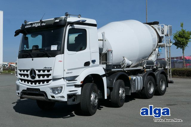 Mercedes-Benz 3240 B Arocs 8x4, Liebherr THM 905, 9m³, 54tkm - شاحنة خلاطة خرسانة: صور 1 Mercedes-Benz 3240 B Arocs 8x4, Liebherr THM 905, 9m³, 54tkm - شاحنة خلاطة خرسانة: صور 1