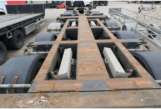 عربة مسطحة منخفضة نصف مقطورة Pacton TXC343, 2x20/1x20/1x30/1x40/1x45 Fuß Container: صور 7