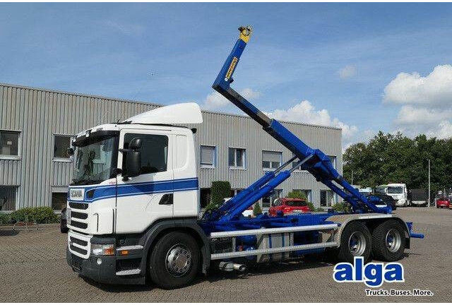 Scania G 440 / R 450, Hyvalift HVL 11094, Retarder, AC - شاحنة ذات الخطاف: صور 1 Scania G 440 / R 450, Hyvalift HVL 11094, Retarder, AC - شاحنة ذات الخطاف: صور 1