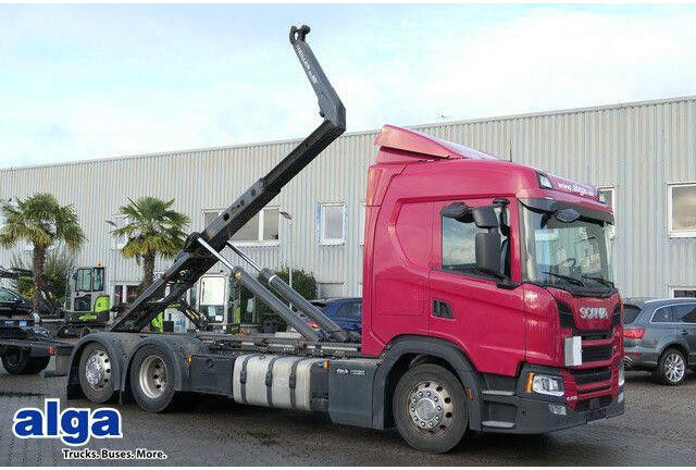 Scania G 450 6x2, Meiller RL 18.65, Retarder,Alu-Felgen - شاحنة ذات الخطاف: صور 1 Scania G 450 6x2, Meiller RL 18.65, Retarder,Alu-Felgen - شاحنة ذات الخطاف: صور 1