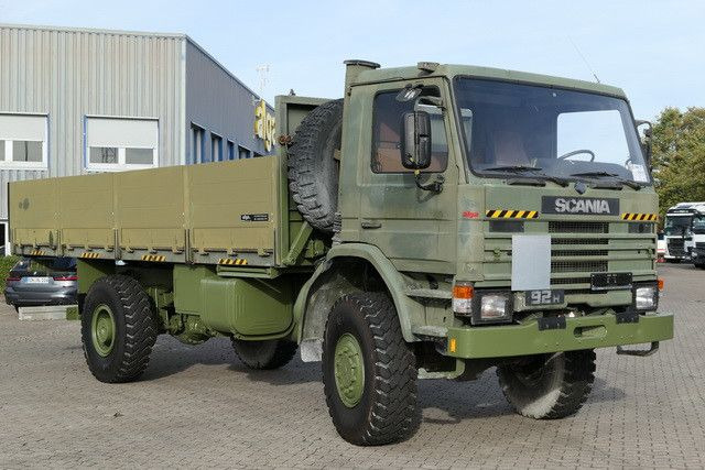 Scania P92HK 4x4, Allrad, Einzelbereifung, Klima, 40tkm - شاحنات مسطحة: صور 4 Scania P92HK 4x4, Allrad, Einzelbereifung, Klima, 40tkm - شاحنات مسطحة: صور 4
