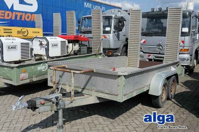 Schoon, Tandem, Rampen, Baggertransport,Verzinkt - عربة مسطحة منخفضة مقطورة: صور 1 Schoon, Tandem, Rampen, Baggertransport,Verzinkt - عربة مسطحة منخفضة مقطورة: صور 1