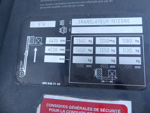 Chariot élévateur électrique Fenwick-Linde E 14-02 - رافعة شوكية كهربائية: صور 5 Chariot élévateur électrique Fenwick-Linde E 14-02 - رافعة شوكية كهربائية: صور 5
