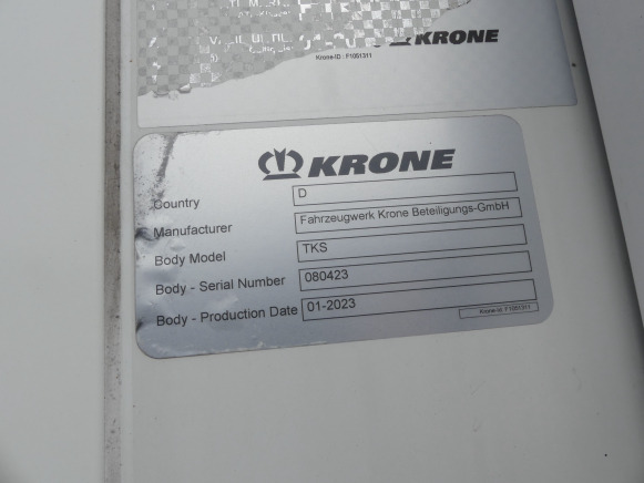 Semi remorque frigorifique Krone SREM FG TD - مبردة مقطورة: صور 5 Semi remorque frigorifique Krone SREM FG TD - مبردة مقطورة: صور 5