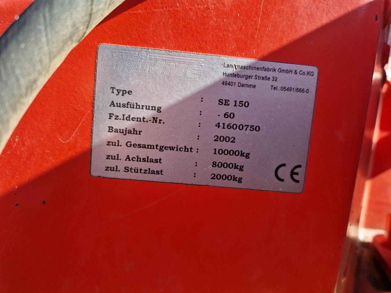 Grimme SE 150-60 - حصادة البطاطس: صور 5 Grimme SE 150-60 - حصادة البطاطس: صور 5