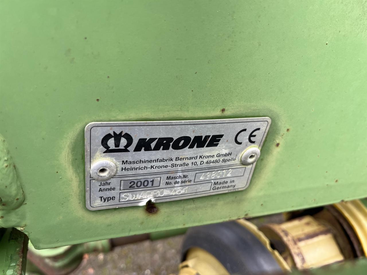 Krone SWADRO 461 - لمّامَة القش: صور 4 Krone SWADRO 461 - لمّامَة القش: صور 4
