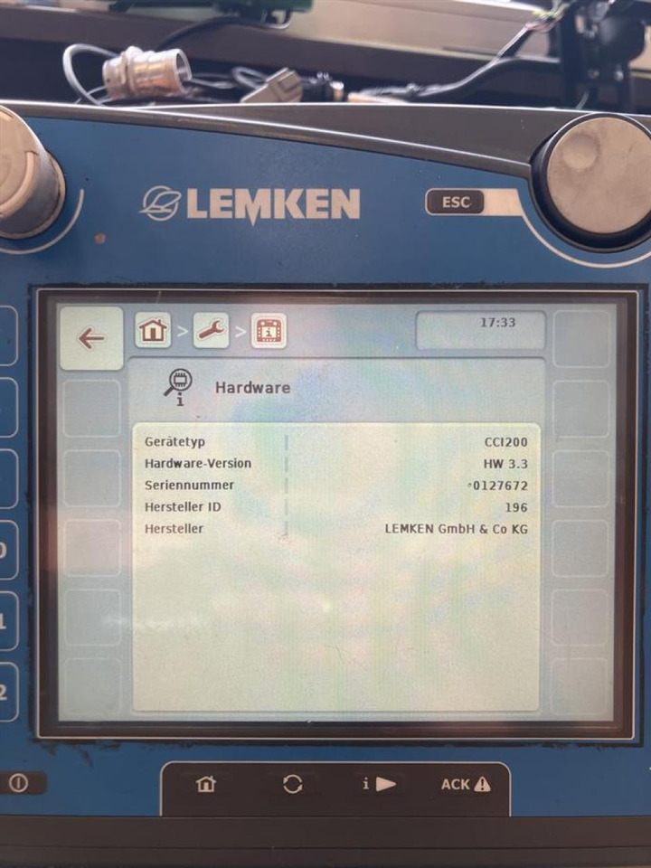 Lemken CCI200 - نظم الملاحة - الآلات والماكينات الزراعية: صور 4 Lemken CCI200 - نظم الملاحة - الآلات والماكينات الزراعية: صور 4