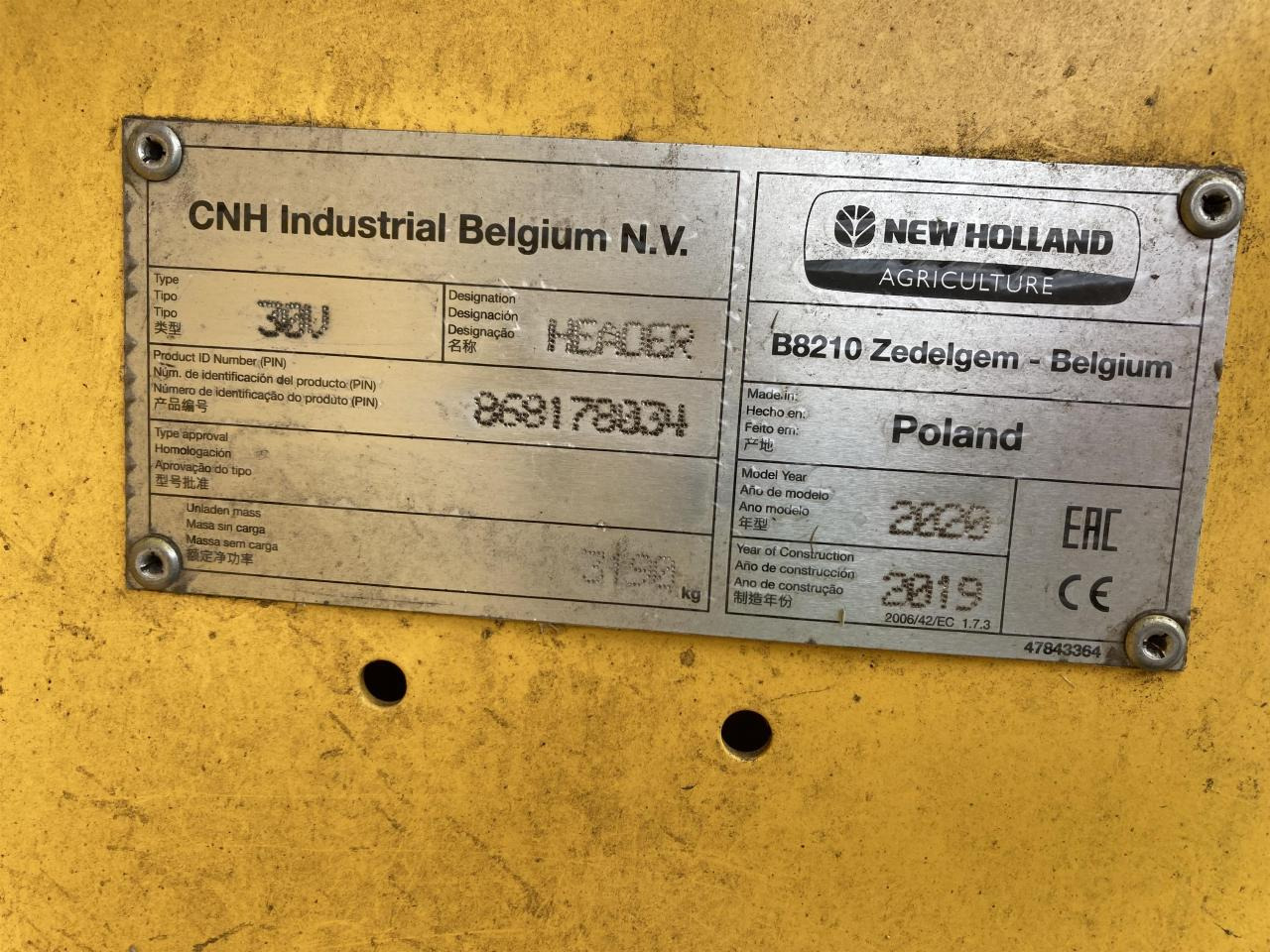 New Holland CX 8.90 - حصادة شاملة: صور 5 New Holland CX 8.90 - حصادة شاملة: صور 5