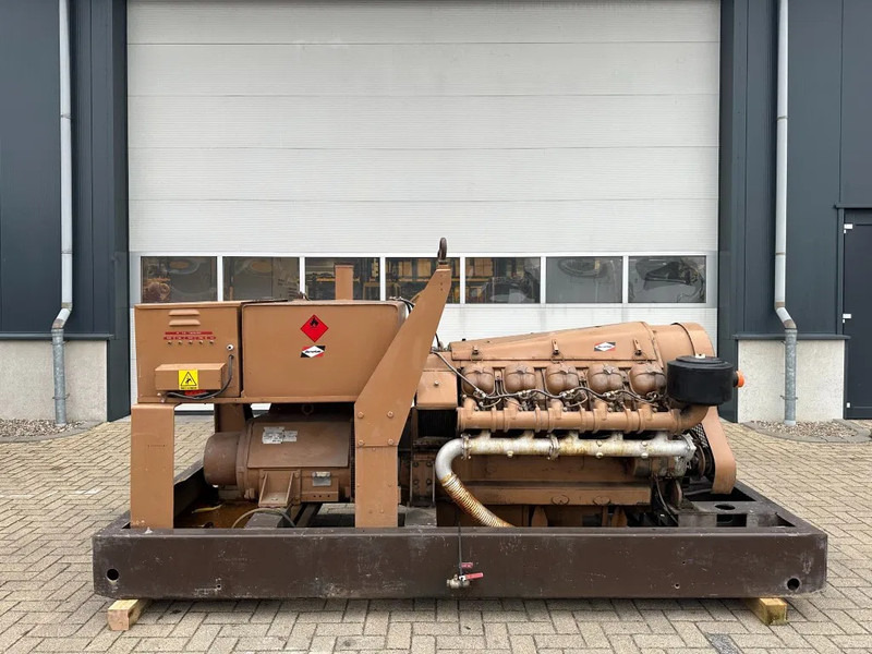 Alsthom V102 unelec 140 kVA generatorset ex Emergency Noodstroom Aggregaat - مجموعة المولدات: صور 1 Alsthom V102 unelec 140 kVA generatorset ex Emergency Noodstroom Aggregaat - مجموعة المولدات: صور 1